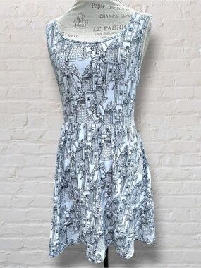 HER UNIVERSE Doctor Who Bad Guys Skater Dress M NWOT Made in USA Unworn